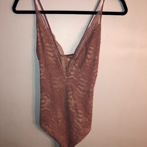 EXPRESS PINK BODYSUIT